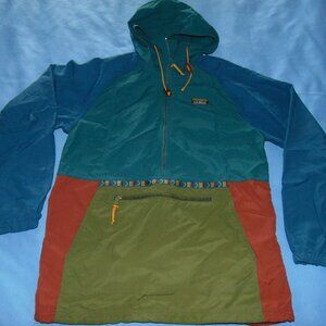 Vintage  L.L. Bean  Colorblock  Aztec  Anorak  Pullover